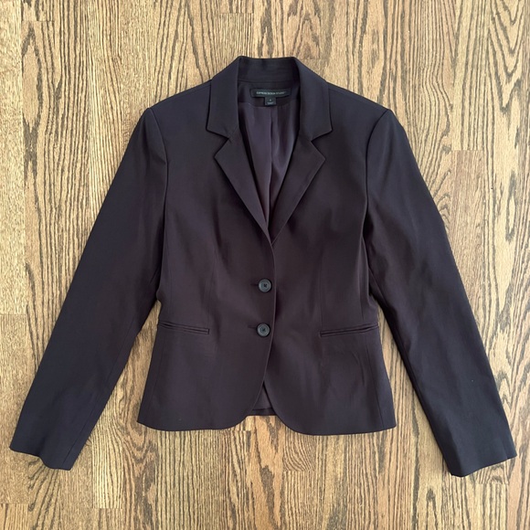 EUC Express Design Studio Two Button Blazer - Black - Size 8 - Picture 7 of 14